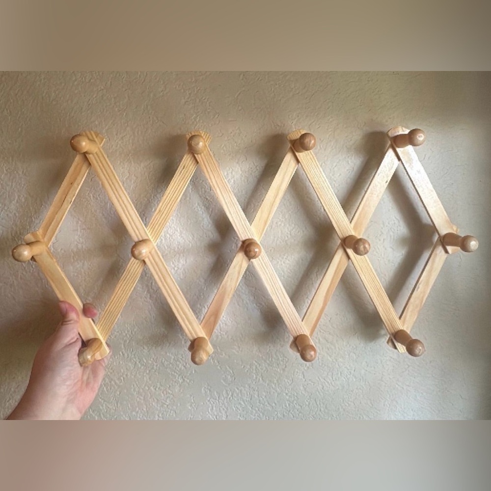 Vintage Accordion Rack
